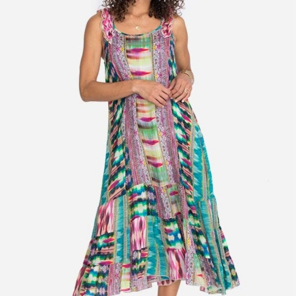 New Johnnie Was Billie Elodie Dress, Size Medium, NWT - Picture 7 of 10